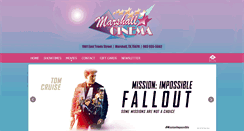 Desktop Screenshot of marshallcinema.com